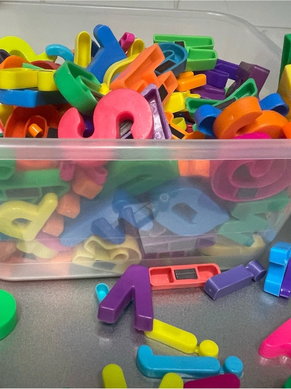 Magnetic Alphabet Letter Set - Multicolor Learning Magnets for Kids